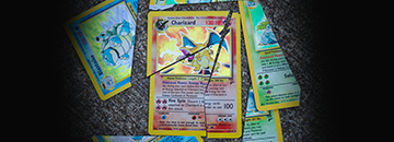 liten blogg header med teksten "hvordan avsløre falske Pokémon kort" under